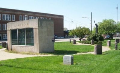 War Memorial at Memorial Park. Click for full size. War Memorial at Memorial Park image. Click for full size.