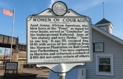 Women of Courage Marker. Click for full size. Women of Courage Marker image. Click for full size.