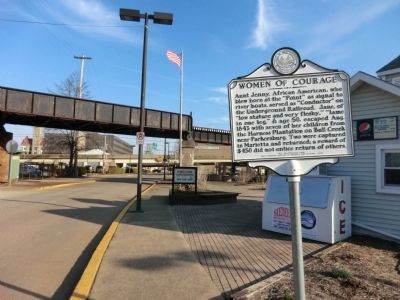 Women of Courage Marker. Click for full size. Women of Courage Marker image. Click for full size.
