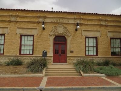F W & D South Plains Railway Depot Marker image. Click for full size.