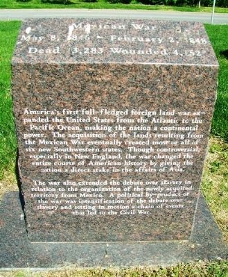 War Memorial - Mexican War Marker image. Click for full size.