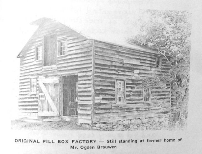The Orginal Pillbox Factory in Knox. Click for full size. The Orginal Pillbox Factory in Knox image. Click for full size.