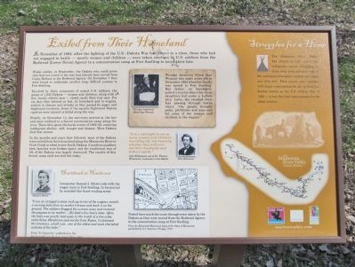 Exiled from Their Homeland Marker image. Click for full size.