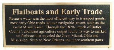 Flatboats and Early Trade Marker. Click for full size. Flatboats and Early Trade Marker image. Click for full size.