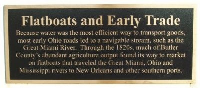 Flatboats and Early Trade Marker image. Click for full size.