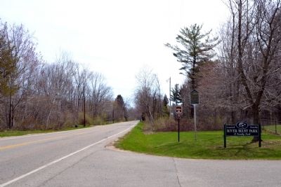 The Allegan Road Marker image. Click for full size.