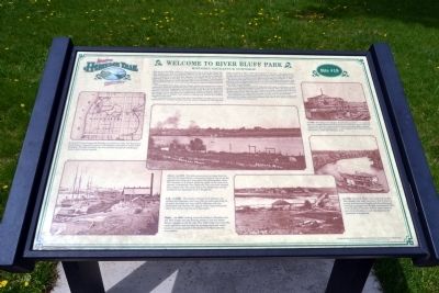 Welcome to River Bluff Park Marker image. Click for full size.