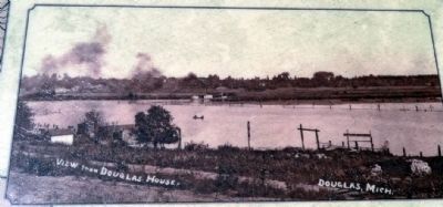 View Across Kalamazoo River<br>from Downtown Douglas ca 1905 image. Click for full size.