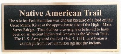 Native American Trail Marker image. Click for full size.