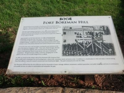 Fort Boreman Hill Marker image. Click for full size.