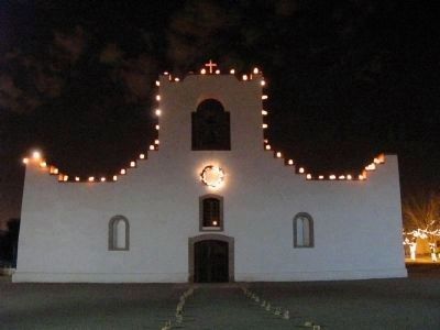 Mission at Christmas. Click for full size. Mission at Christmas image. Click for full size.