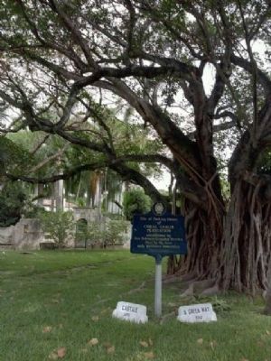 Coral Gables Plantation Packing House Marker image. Click for full size.