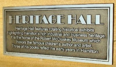 Heritage Hall Marker image. Click for full size.
