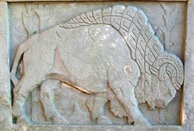 Heritage Hall Art Deco Bison Relief image. Click for full size.