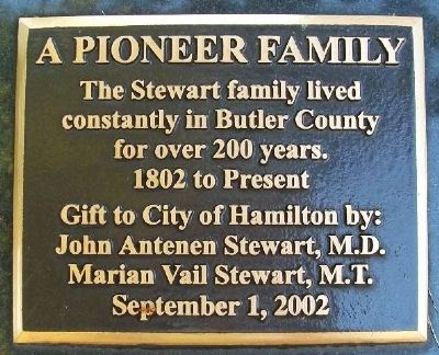 A Pioneer Family Marker image. Click for full size.
