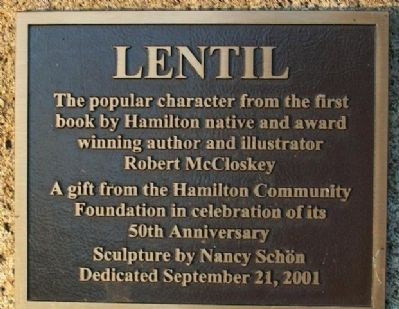 Lentil Sculpture Marker image. Click for full size.