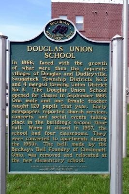 Douglas Union School Marker. Click for full size. Douglas Union School Marker image. Click for full size.