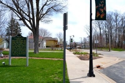 View to East Along W. Center Street. Click for full size. View to East Along W. Center Street image. Click for full size.