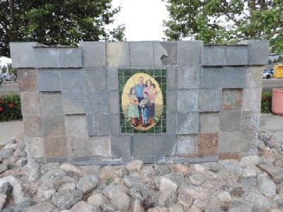 The Eagle Fountain wall. Click for full size. The Eagle Fountain wall image. Click for full size.