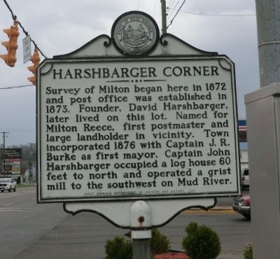Harshbarger Corner Marker image. Click for full size.
