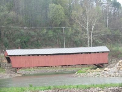 Mud River Covered Bridge Side View image. Click for full size.