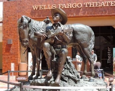 "The Singing Cowboy", Gene and his horse, <i>Champion</i>. Click for full size. "The Singing Cowboy", Gene and his horse, <i>Champion</i> image. Click for full size.