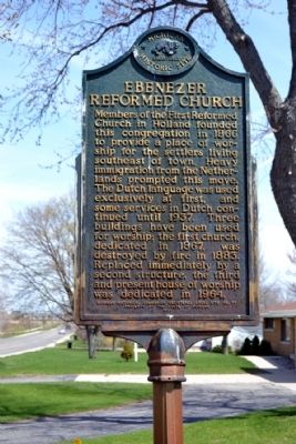 Ebenezer Reformed Church Marker image. Click for full size.