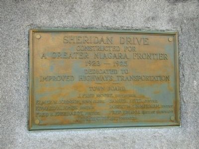 Sheridan Drive Marker image. Click for full size.
