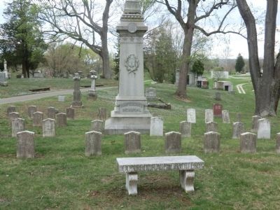 Confederate Cemetery-burial place of Gen Jenkins image. Click for full size.