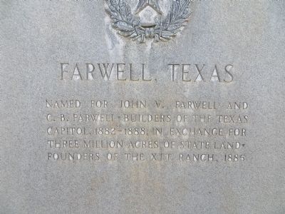 Farwell, Texas Marker image. Click for full size.