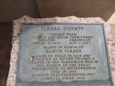 Parmer County Marker image. Click for full size.