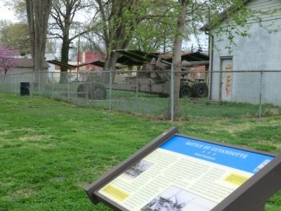 Battle of Guyandotte Marker. Click for full size. Battle of Guyandotte Marker image. Click for full size.