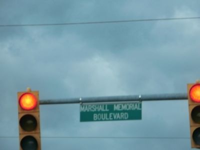 Marshall Memorial Boulevard (Charleston Ave) Marker image. Click for full size.