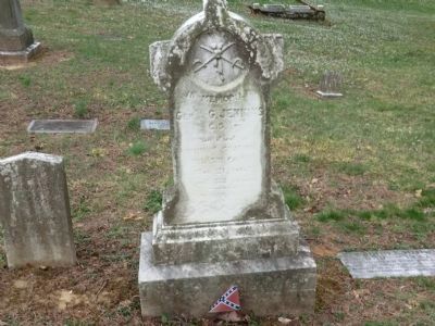 General Albert G. Jenkins CSA grave marker image. Click for full size.