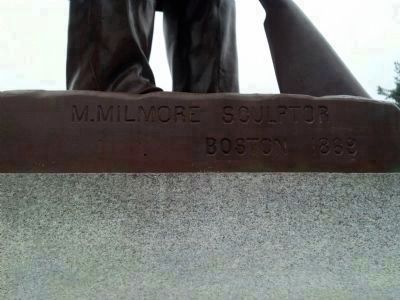 <center>M.Milmore Sculptor<br> Boston 1869</center>. Click for full size. <center>M.Milmore Sculptor<br> Boston 1869</center> image. Click for full size.