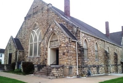 St. John AME Church and Marker. Click for full size. St. John AME Church and Marker image. Click for full size.