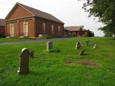 White Oak Pond Church & cemetery. Click for full size. White Oak Pond Church & cemetery image. Click for full size.