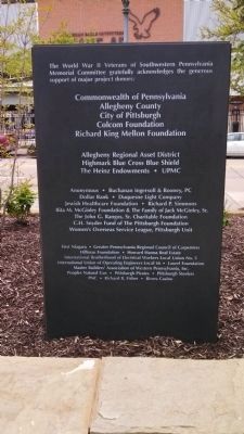 Donors Plaque image. Click for full size.