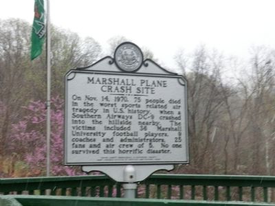Marshall Plane Crash Site Marker image. Click for full size.