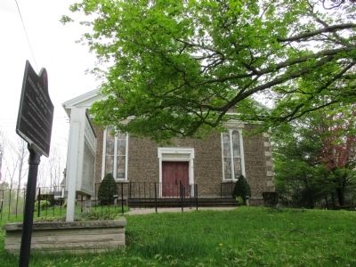 Front of North Ridge Methodist Episcopal Church with Marker. Click for full size. Front of North Ridge Methodist Episcopal Church with Marker image. Click for full size.