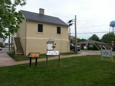 Spotsylvania Courthouse and Jail Markers. Click for full size. Spotsylvania Courthouse and Jail Markers image. Click for full size.