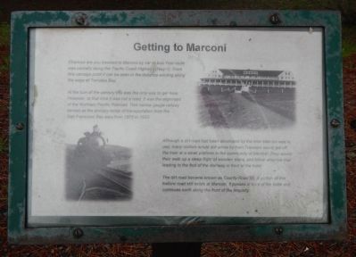 Getting to Marconi Marker image. Click for full size.