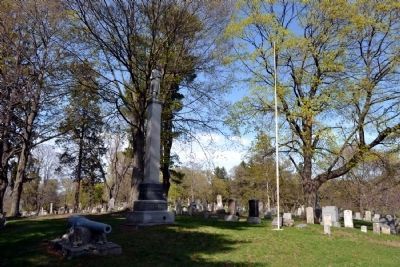Otsego Civil War Memorial<br>in Mountain Home Cemetery image. Click for full size.