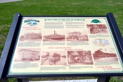 Welcome to the City of Otsego Marker. Click for full size. Welcome to the City of Otsego Marker image. Click for full size.