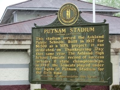Putnam Stadium Marker image. Click for full size.