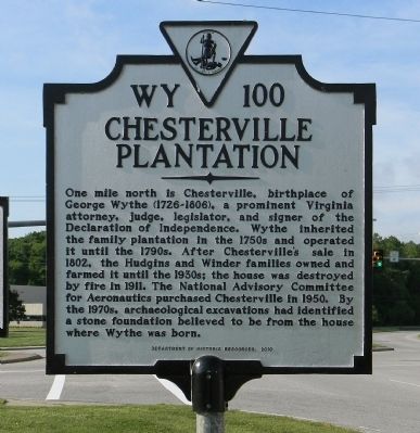 Chesterville Plantation Marker image. Click for full size.