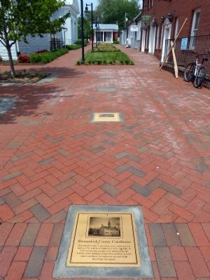 Shenandoah County Courthouse Marker. Click for full size. Shenandoah County Courthouse Marker image. Click for full size.