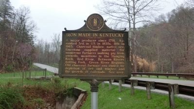 Iron made in Kentucky Marker image. Click for full size.