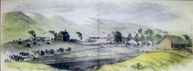 Inset: Mount Jackson General Hospital, October 7, 1864 image. Click for full size.
