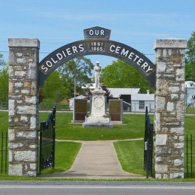 Our Soldiers Cemetery. Click for full size. Our Soldiers Cemetery image. Click for full size.